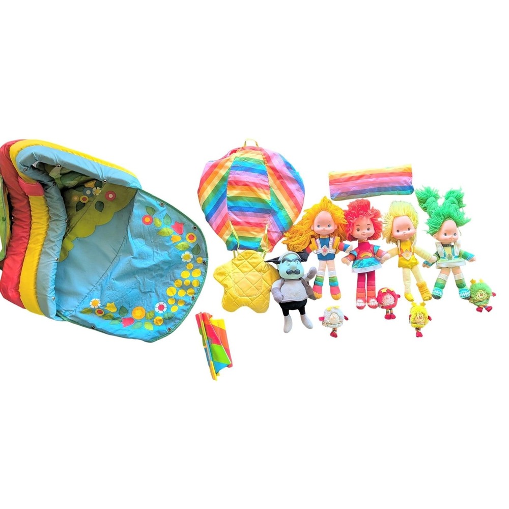 Hallmark Rainbow Brite Doll Lot Vintage 80s Kidcore Nostalgic Retro CartoonToys